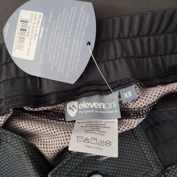 Elevenpine Rip It Up Cycling Shorts Womens XS Mountain Biking Linerless Gray NEW - Picture 4 of 9